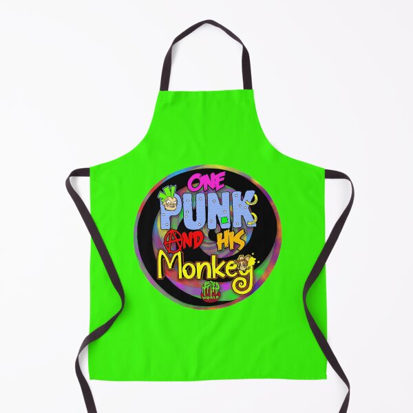 Item preview, Wasted World "One Punk and his Monkey" colourful logo designed and sold by Wasted World.