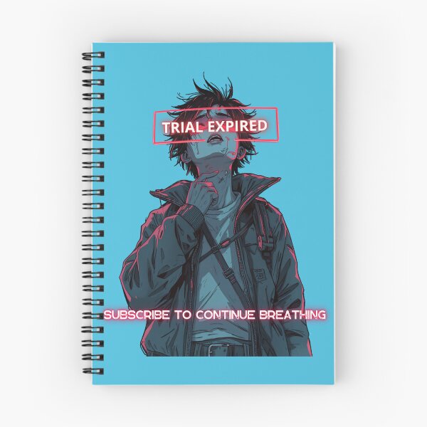 Item preview, Subscribe To Breathe Cyberpunk Dystopian Satire Manga Art designed and sold by The Fine Print by BassAddict.