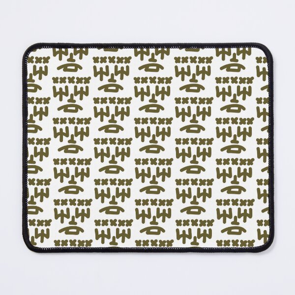 Item preview, Olive Abstract Doodle Face – Minimalist Modern Line Art Illustration designed and sold by felipemaldonadoart.