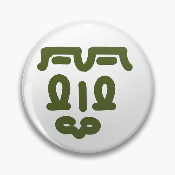 Item preview, Olive Green Abstract Doodle Face – Minimalist Modern Character Illustration designed and sold by felipemaldonadoart.