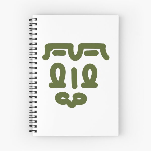 Item preview, Olive Green Abstract Doodle Face – Minimalist Modern Character Illustration designed and sold by felipemaldonadoart.