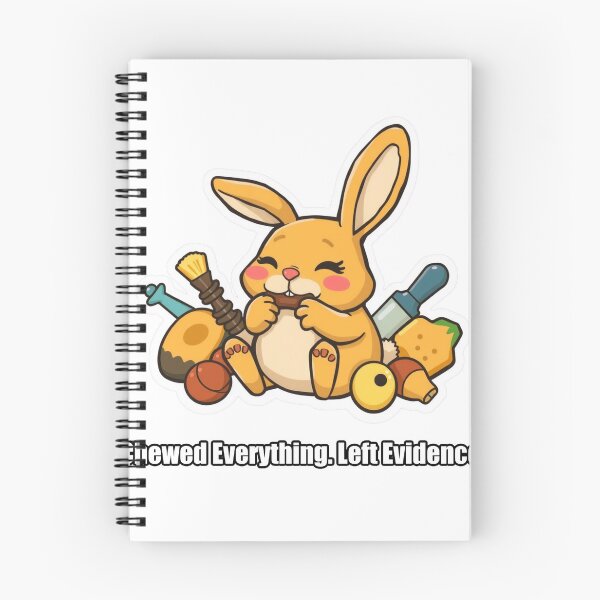 Item preview, Rabbit - Chewed Everything Left Evidence - Funny Rabbit Gift designed and sold by pawdrops.