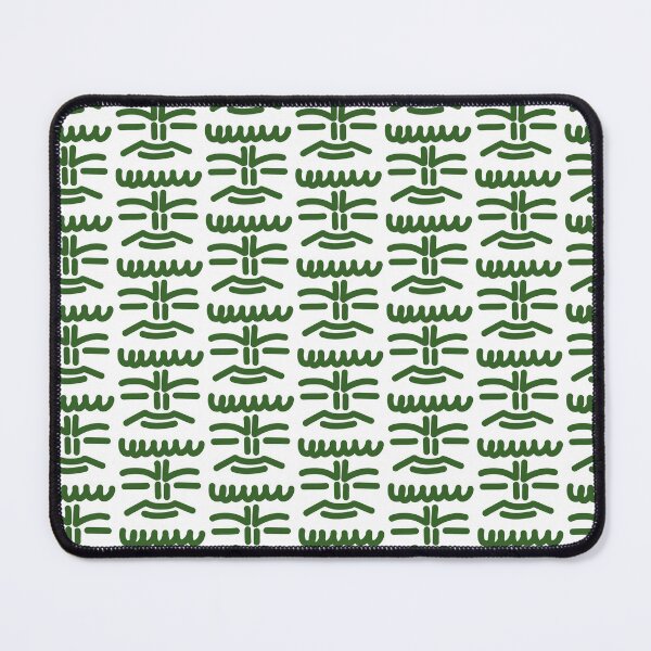 Item preview, Forest Green Abstract Doodle Face – Minimalist Modern Line Art Character designed and sold by felipemaldonadoart.