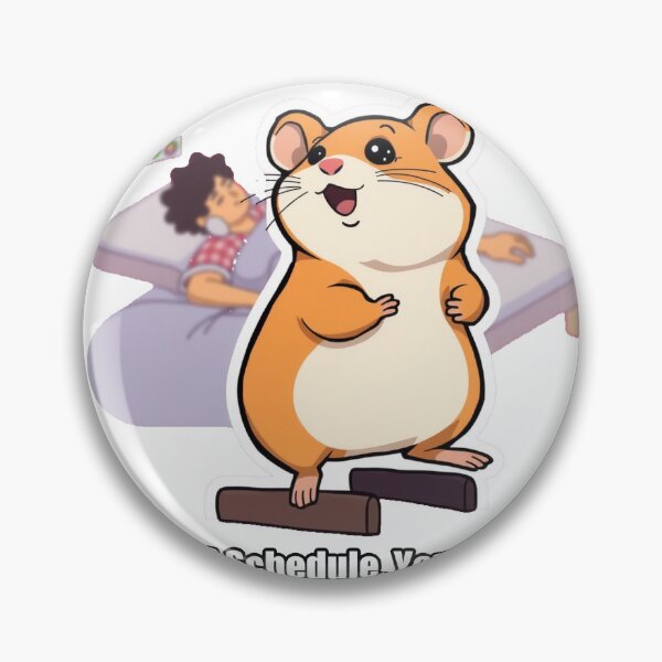 Item preview, Hamster - Nocturnal Schedule Your Problem - Funny Hamster Gift designed and sold by pawdrops.