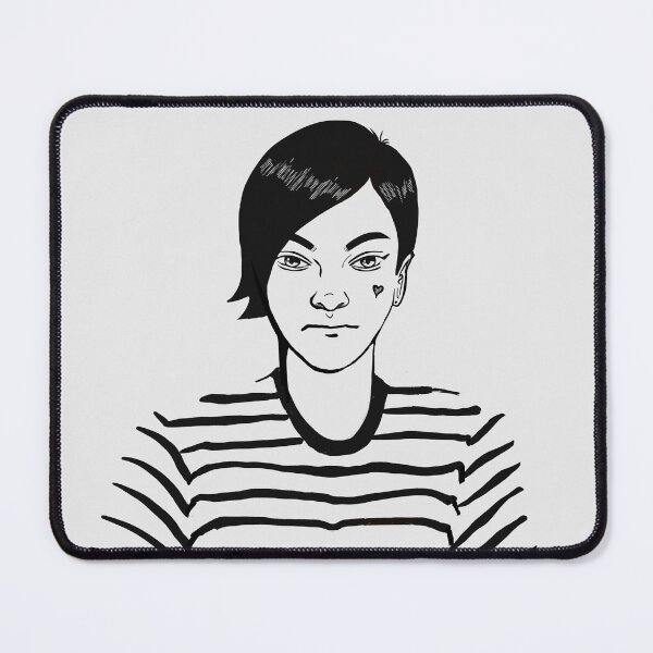 Item preview, Girl in a striped shirt designed and sold by Mark Solario.