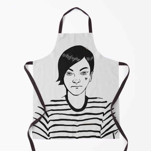 Item preview, Girl in a striped shirt designed and sold by Mark Solario.
