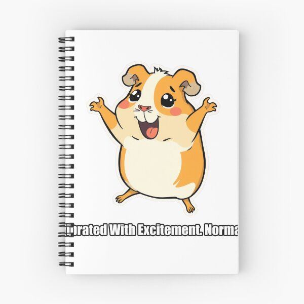 Item preview, Guinea Pig - Vibrated With Excitement Normal - Funny Guinea Pig Gift designed and sold by pawdrops.