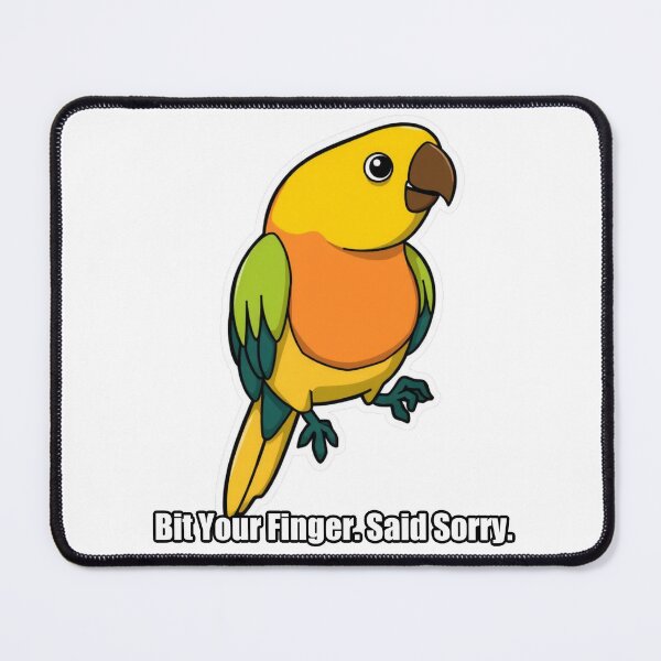 Item preview, Parrot - Bit Your Finger Said Sorry - Funny Parrot Gift designed and sold by pawdrops.