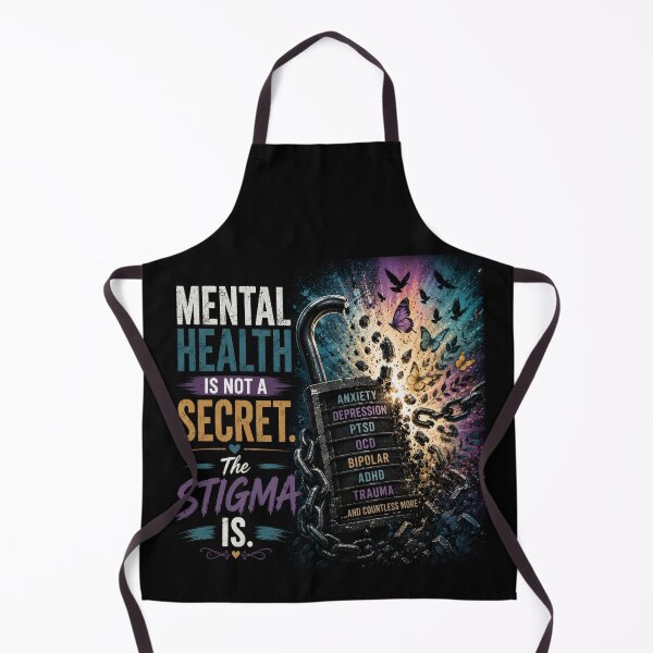 Item preview, Mental Health Is Not A Secret Stigma Is Art designed and sold by WordsplusFabric.