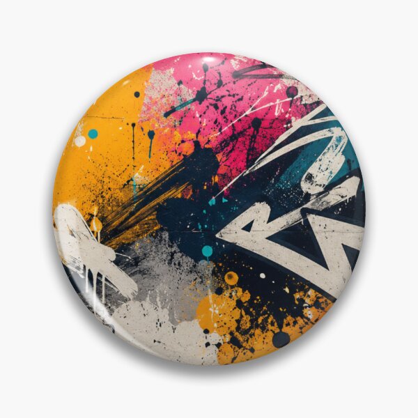 Item preview, Modern Abstract Graffiti Background | Urban Street Art Paint Splatter | Minimal Contemporary Wall Art Pattern designed and sold by EverStitchStudio ★★★★★.