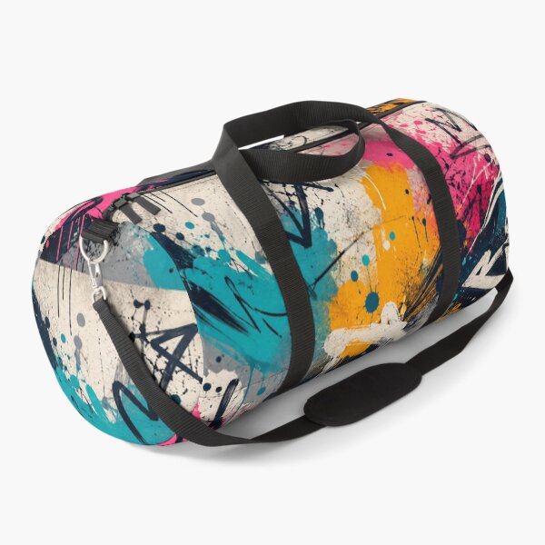 Item preview, Modern Abstract Graffiti Background | Urban Street Art Paint Splatter | Minimal Contemporary Wall Art Pattern designed and sold by EverStitchStudio ★★★★★.