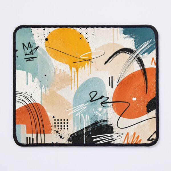 Item preview, Modern Abstract Graffiti Background | Urban Street Art Paint Splatter | Minimal Contemporary Wall Art Pattern designed and sold by EverStitchStudio ★★★★★.