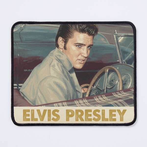 Item preview, Elvis Presley Vintage Convertible Car Cinematic Retro Poster designed and sold by ElvisVintagePosters.