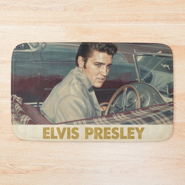 Item preview, Elvis Presley Vintage Convertible Car Cinematic Retro Poster designed and sold by ElvisVintagePosters.