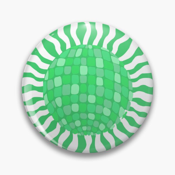 Item preview, Sun in a stylized green disco ball designed and sold by Hart Design.