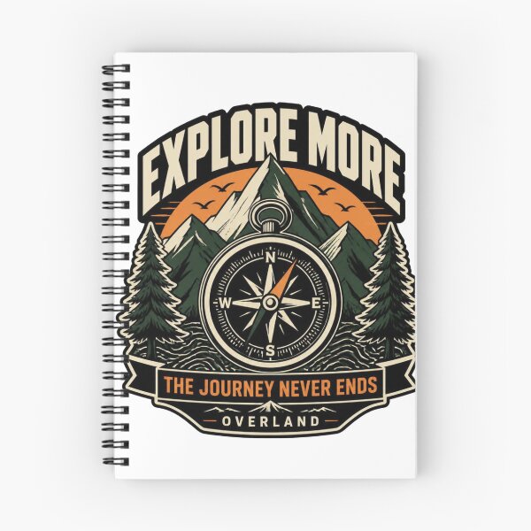 Item preview, EXPLORE MORE | Minimal Outdoor Compass  designed and sold by AtomicThreadCo.