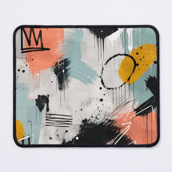 Item preview, Modern Abstract Graffiti Background | Urban Street Art Paint Splatter | Minimal Contemporary Wall Art Pattern designed and sold by EverStitchStudio ★★★★★.