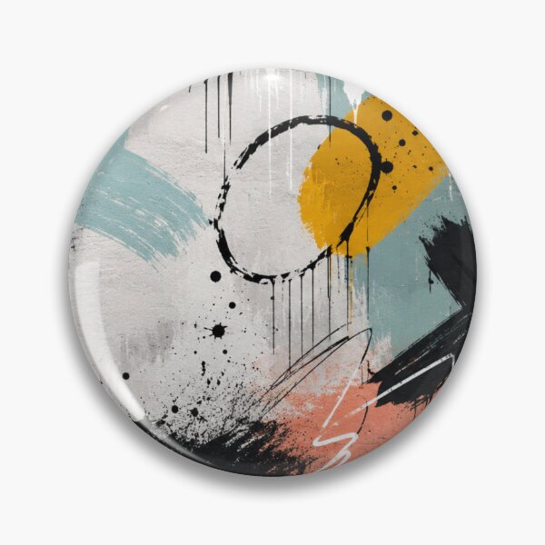 Item preview, Modern Abstract Graffiti Background | Urban Street Art Paint Splatter | Minimal Contemporary Wall Art Pattern designed and sold by EverStitchStudio ★★★★★.