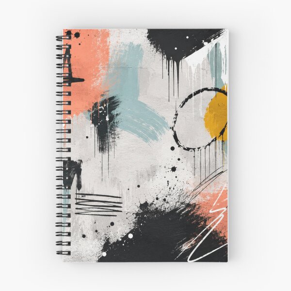 Item preview, Modern Abstract Graffiti Background | Urban Street Art Paint Splatter | Minimal Contemporary Wall Art Pattern designed and sold by EverStitchStudio ★★★★★.