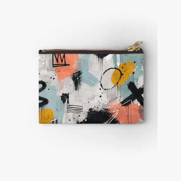 Item preview, Modern Abstract Graffiti Background | Urban Street Art Paint Splatter | Minimal Contemporary Wall Art Pattern designed and sold by EverStitchStudio ★★★★★.