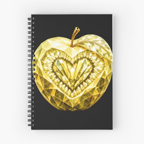 Item preview, Golden Gemstone Apple designed and sold by wordspixies.