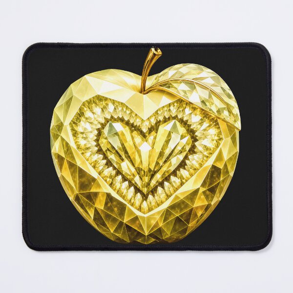 Item preview, Golden Gemstone Apple designed and sold by wordspixies.