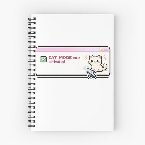Item preview, Cat Mode Activated | Cute Y2K Chrome Cursor Kitten Design designed and sold by Loading Crush.