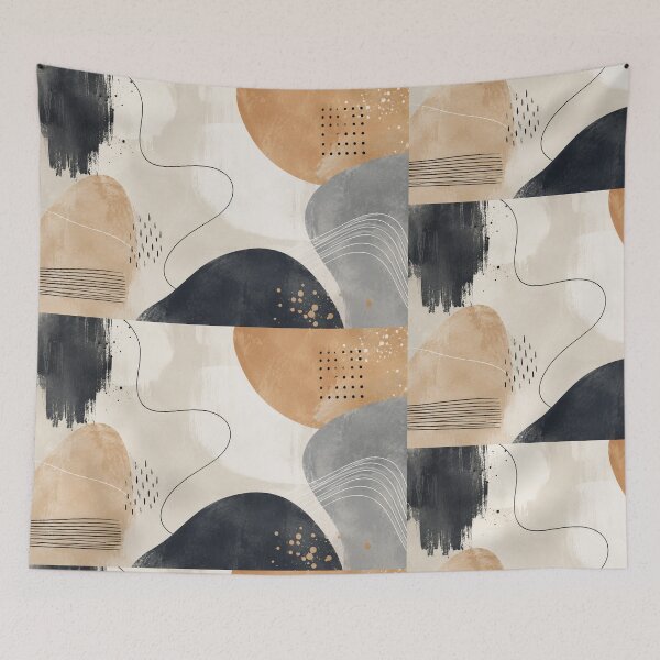 Item preview, Modern Abstract Graffiti Background | Urban Street Art Paint Splatter | Minimal Contemporary Wall Art Pattern designed and sold by EverStitchStudio ★★★★★.