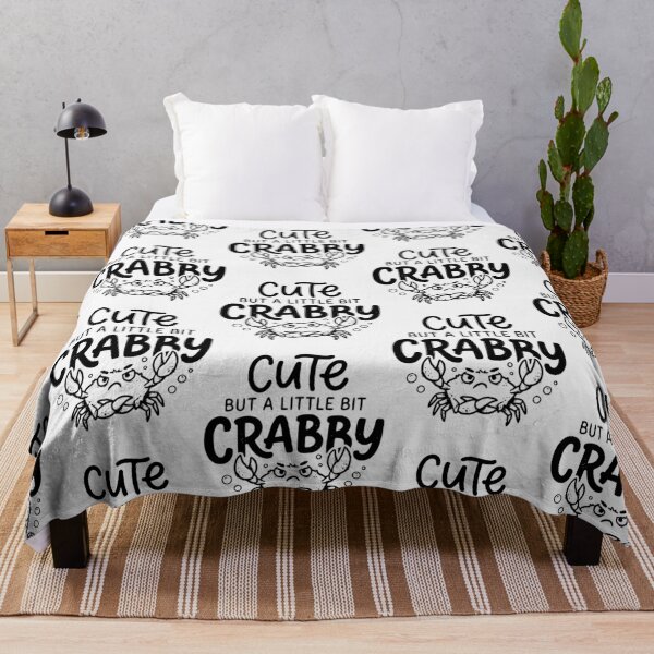 Item preview, Cute But A Little Bit Crabby Funny Crab Beach Design designed and sold by Lozarux.