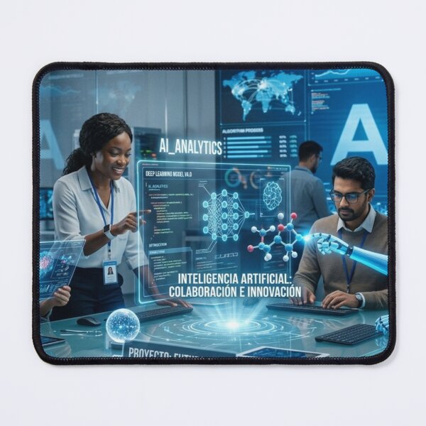 Item preview, Collaboration of the Future: Humans & AI designed and sold by caffeinepixels.