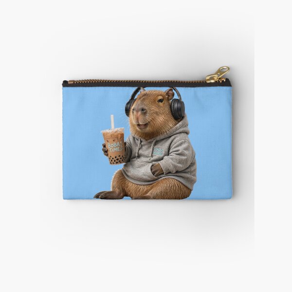 Item preview, Chill Capybara Boba Time designed and sold by HAYA6395.