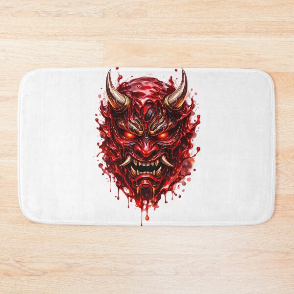 Item preview, Red Oni Mask Japanese Demon Streetwear T-Shirt designed and sold by Bizon2910.