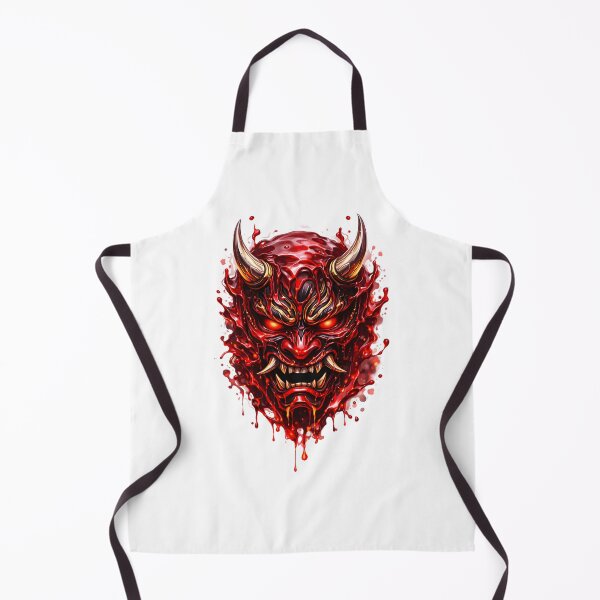Item preview, Red Oni Mask Japanese Demon Streetwear T-Shirt designed and sold by Bizon2910.