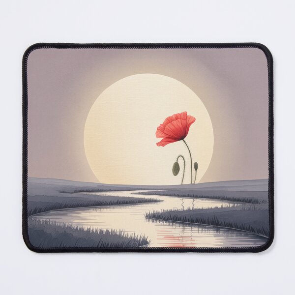 Item preview, Poppy in front of the moon designed and sold by Rob-Son.