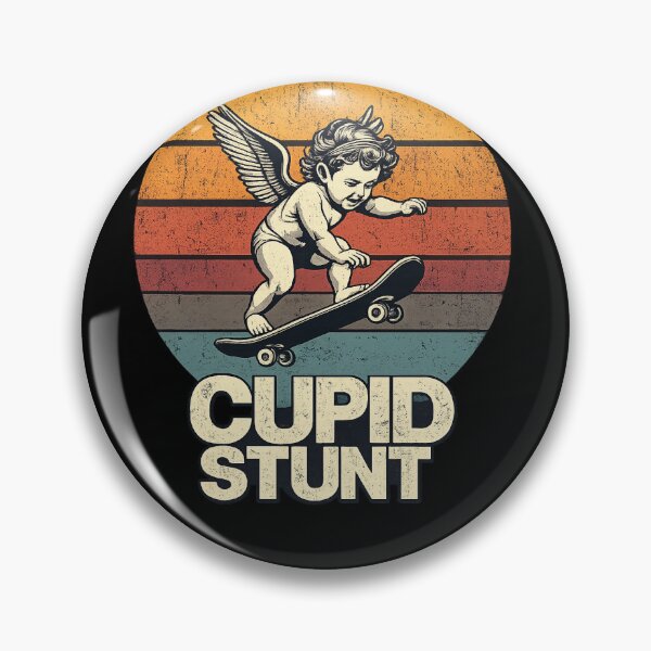 Item preview, Cupid Stunt Skateboard Shirt | Funny Angel Vintage Humor Graphic Tee designed and sold by GarnerSupplyCo.