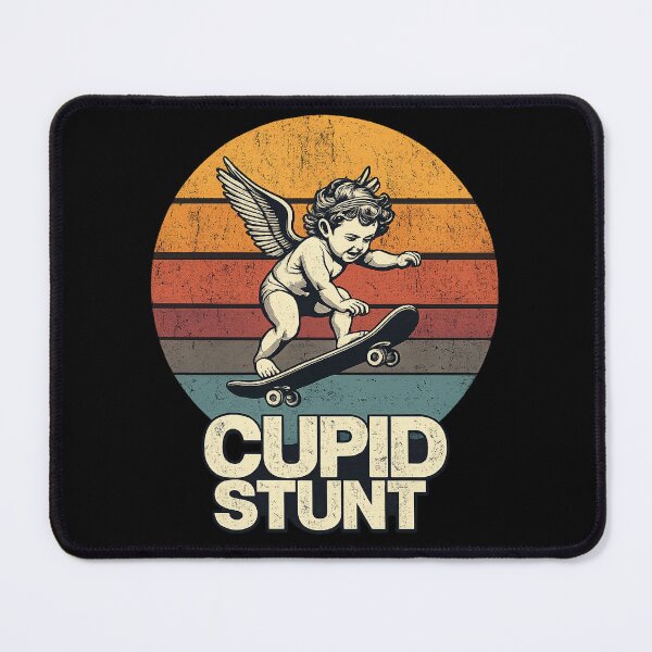 Item preview, Cupid Stunt Skateboard Shirt | Funny Angel Vintage Humor Graphic Tee designed and sold by GarnerSupplyCo.