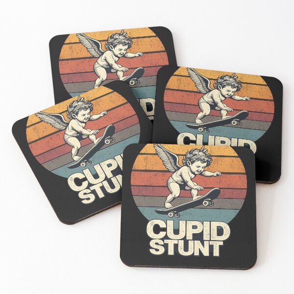 Item preview, Cupid Stunt Skateboard Shirt | Funny Angel Vintage Humor Graphic Tee designed and sold by GarnerSupplyCo.