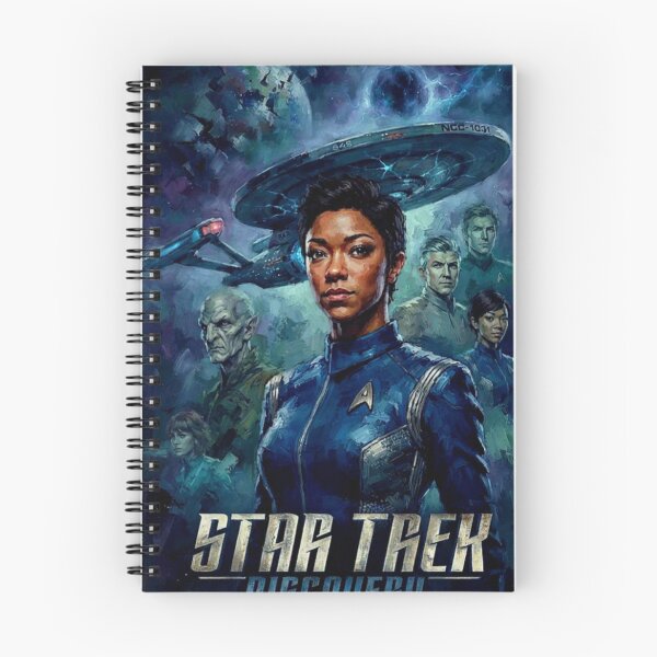 Item preview, Star Trek Discovery Sci-Fi Space Tribute Art Poster designed and sold by Art's Diner.