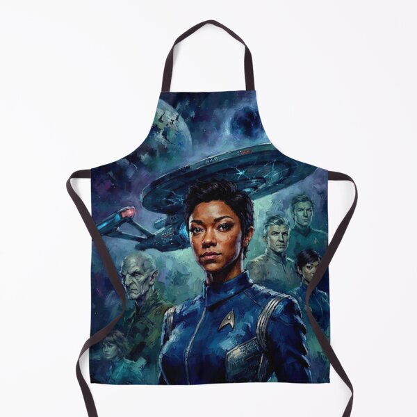 Item preview, Star Trek Discovery Sci-Fi Space Tribute Art Poster designed and sold by Art's Diner.