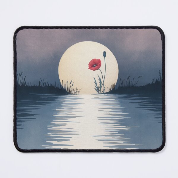 Item preview, Poppy in front of the moon designed and sold by Rob-Son.