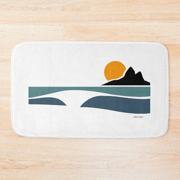 Item preview, Ipanema Sunset Minimalist Wave Graphic T-Shirt designed and sold by RaymundoSouza.