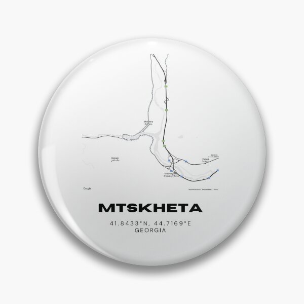 Item preview, Mtskheta Georgia Minimalist City Map with Coordinates | Modern Street Map Art Print designed and sold by RM-Journey.