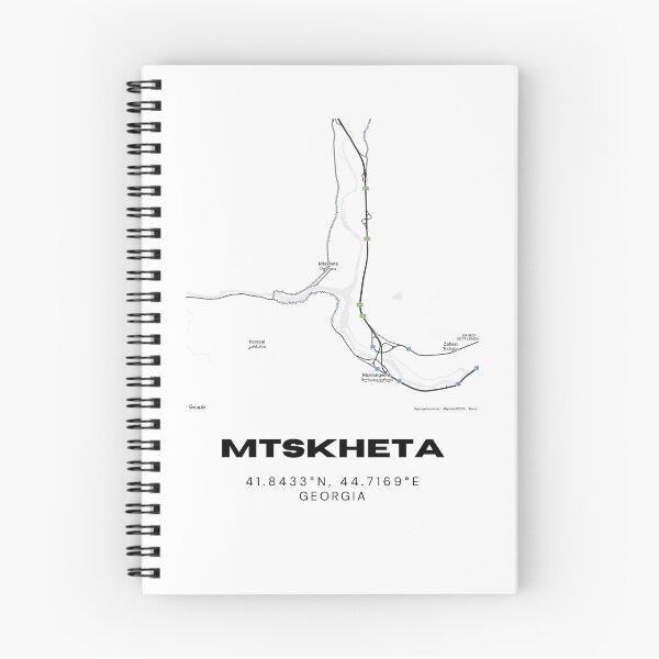 Item preview, Mtskheta Georgia Minimalist City Map with Coordinates | Modern Street Map Art Print designed and sold by RM-Journey.