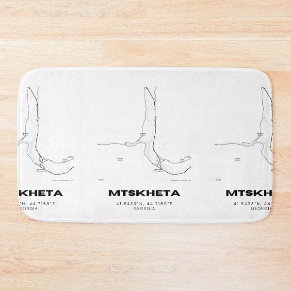 Item preview, Mtskheta Georgia Minimalist City Map with Coordinates | Modern Street Map Art Print designed and sold by RM-Journey.
