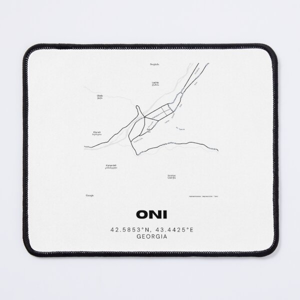 Item preview, Oni Georgia Minimalist City Map with Coordinates | Modern Street Map Art Print designed and sold by RM-Journey.