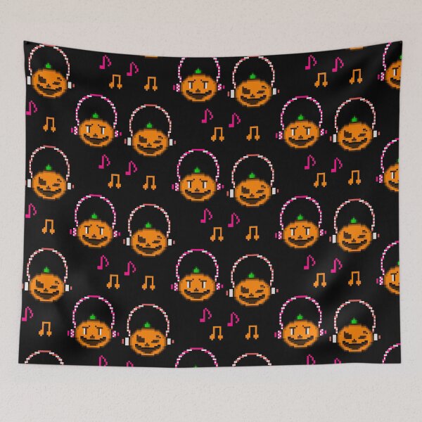 Item preview, Lofi Gamer Pumpkin DJ Pack Halloween Retro designed and sold by RetroRlx.
