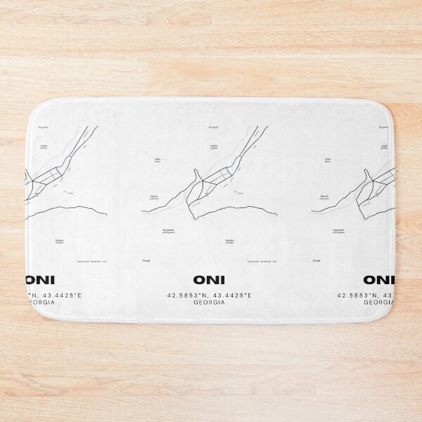 Item preview, Oni Georgia Minimalist City Map with Coordinates | Modern Street Map Art Print designed and sold by RM-Journey.