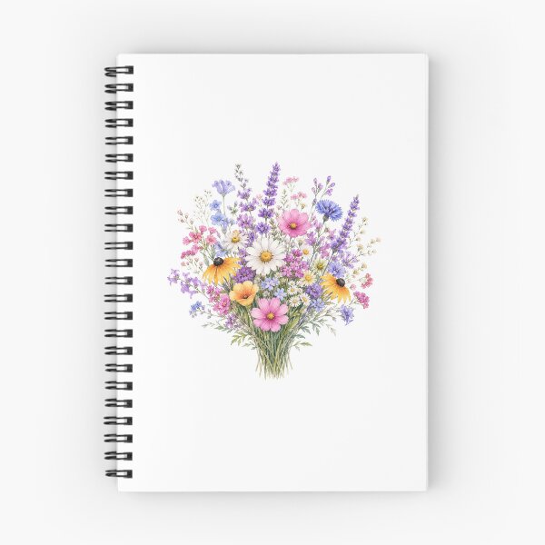 Item preview, Watercolor Wildflower Bouquet Flower Botanical Illustration | Bouquet Floral Art designed and sold by Ethereal-Rain.
