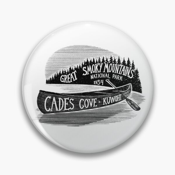 Item preview, Great Smoky Mountains National Park Canoe Label designed and sold by John Morris Illustration.