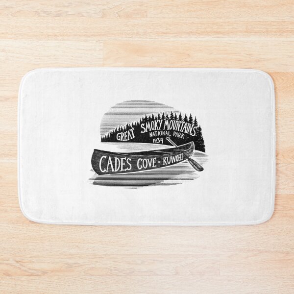 Item preview, Great Smoky Mountains National Park Canoe Label designed and sold by John Morris Illustration.